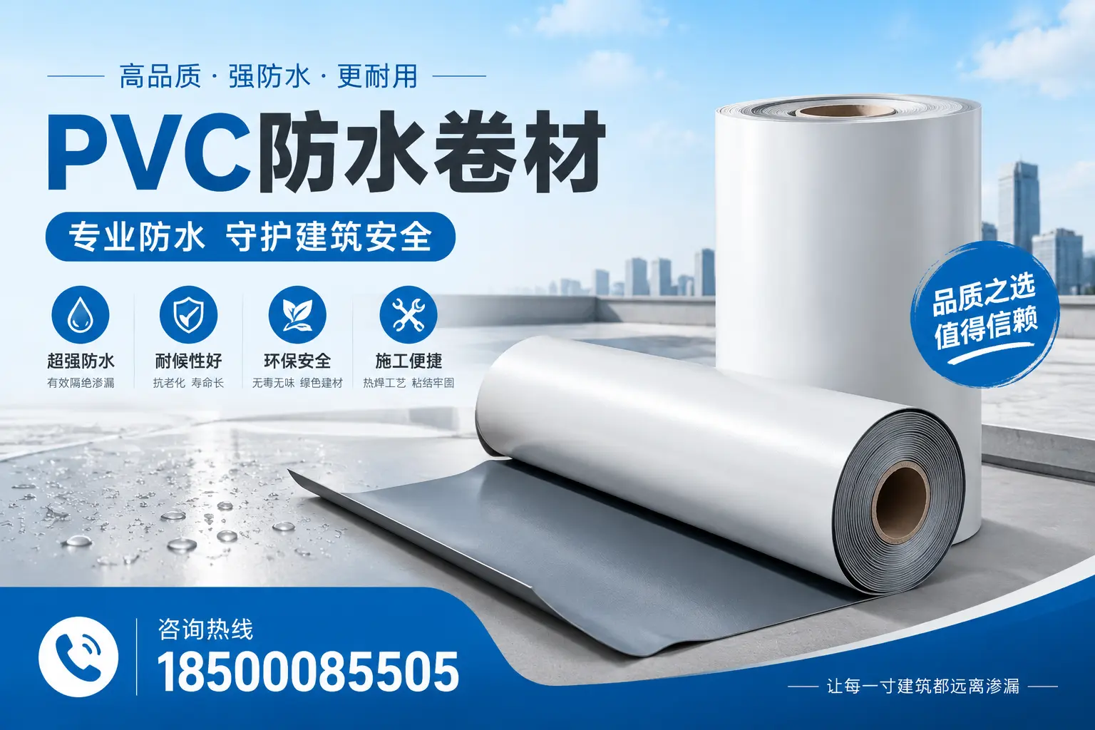 昌江地区pvc防水卷材的市场现状与发展趋势